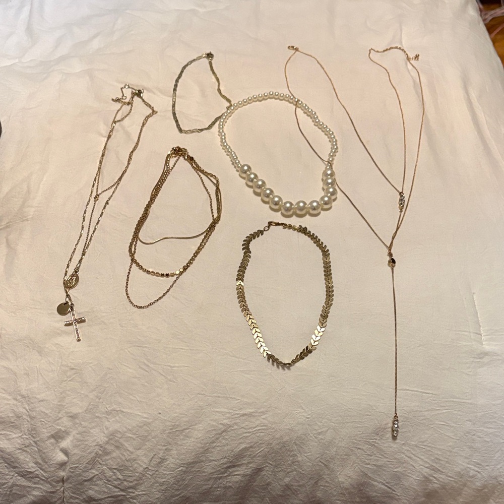 Chic Gold and Silver Necklace Collection